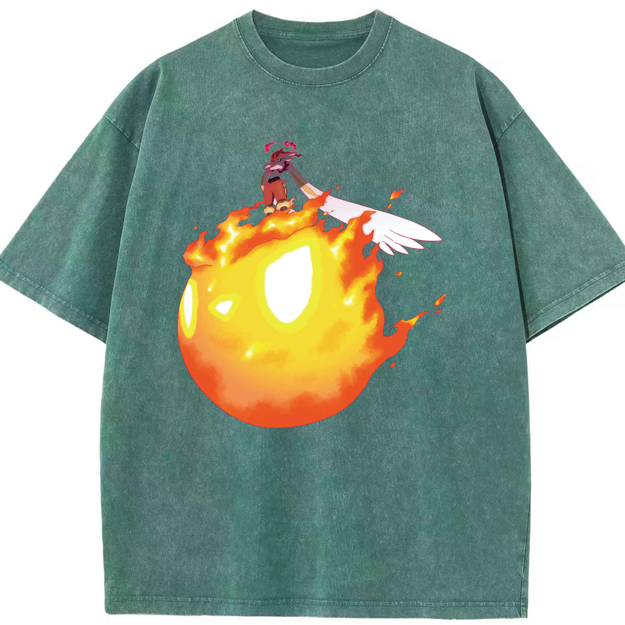 （画像用） ポケットモンスター Pokémon 綿100% ヴィンテージ風 半袖Tシャツ（フロントプリント）